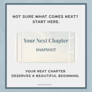 Your Next Chapter Snapshot from Elevate Myself